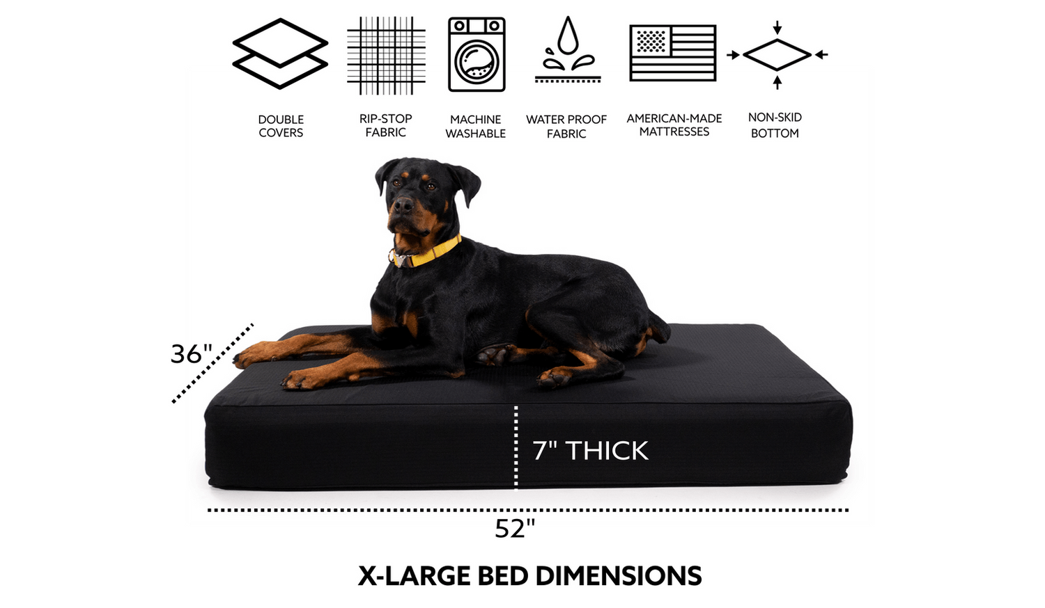 big dog beds for large breed dogs