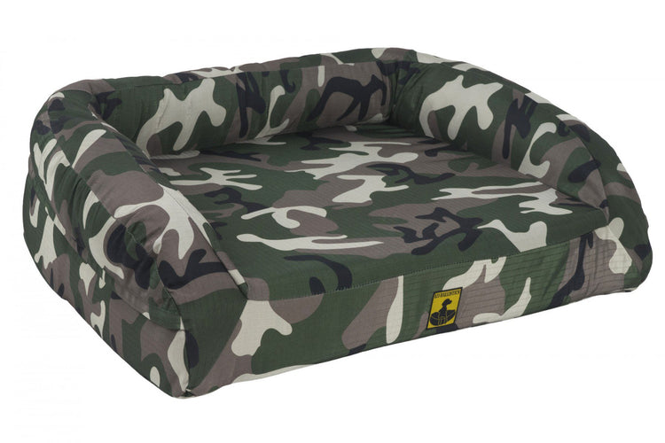 chew resistant durable tough orthopedic dog bed camo