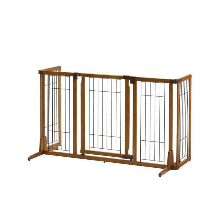 luxury wooden dog gate