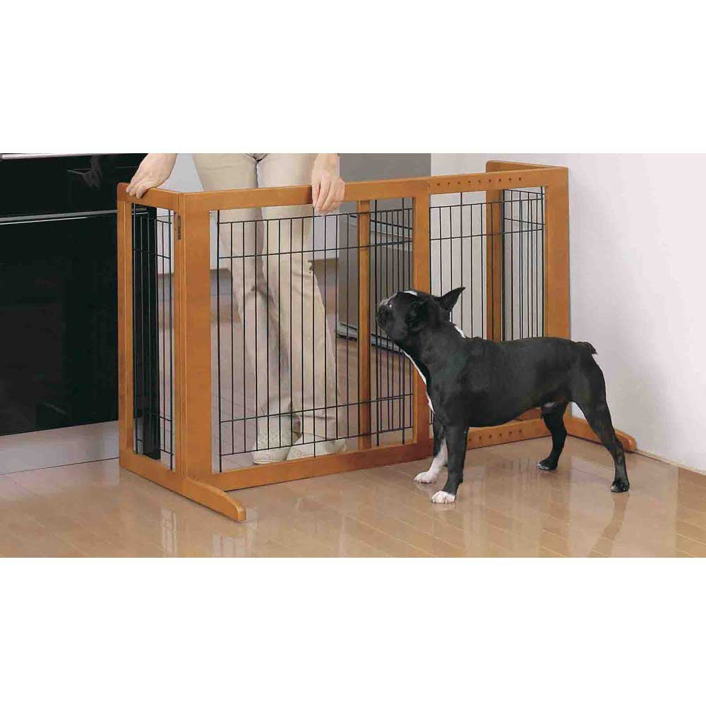 freestanding dog gate small