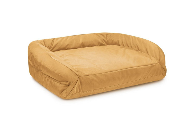 Chew-Resistant Nesting Bolstered Dog Bed